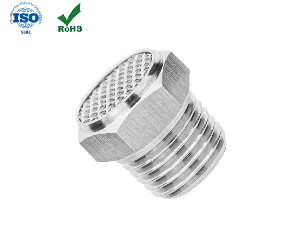 316 Stainless Steel Mesh Filter Silencer - High Flow